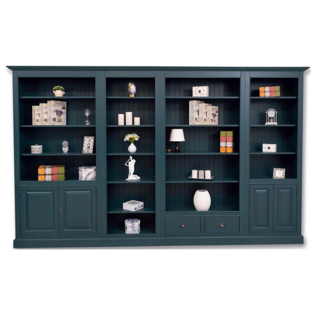 egyedi elemes konyvszekreny klasszikus vintage mediterran nagymeretu hosszu butor gyartas nappali beepitett szekreny egyedi butor gyartas lameridiana lakberendezes.jpg